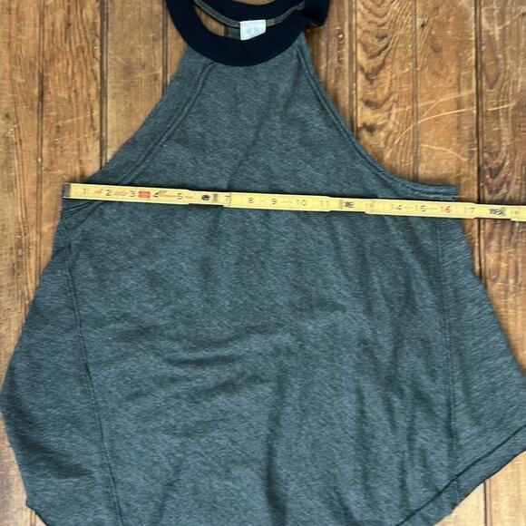Women’s Free People We the Free tank top asymmetrical gray swing style size xs - Picture 4 of 6